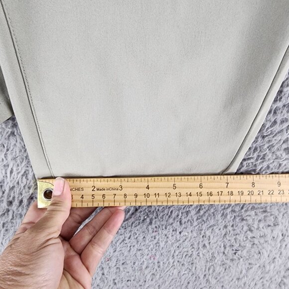 J. Hilburn Pants Mens 40x27 SLL Green Stretch Mid Rise Slim Fit *GUC* - Picture 8 of 14